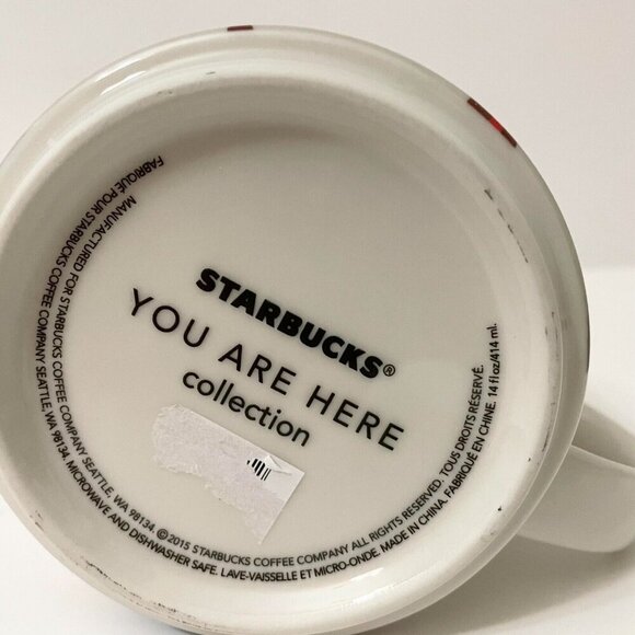 2015 Starbucks You Are Here Canada Mug 14 Oz Cup - Picture 10 of 16